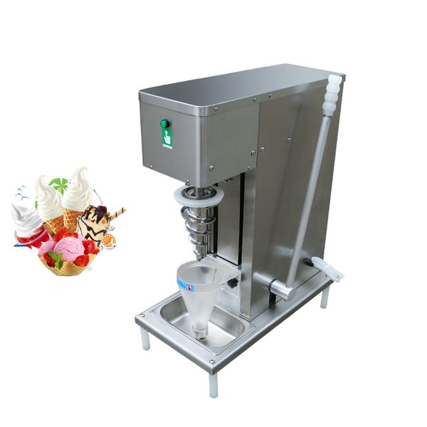 Swirl Drill Yogurt Fruits Ice Cream Blender Stainless Steel Cup Frozen Fresh Fruits Nuts Ice Cream Mixer Machine