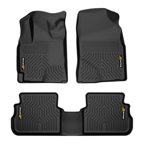 G-PLUS TPE Floor Mats Cargo Liners,Compatible with Toyota Corolla-Matrix 2009-2013 - Pontiac Vibe 2009-2010 Transmission Automatic FWD,Floor Liner Fro