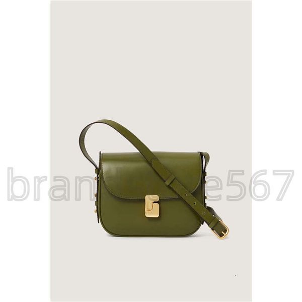 Soeur French Top Layer Designer Bag Genuine Leather Cowhide Small Square For Womens Temperament Black Coachhandbags Single Shoulder Crossbod