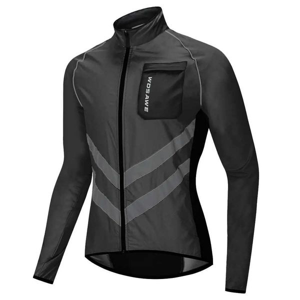 Mens bicycle windproof long shirt lightweight windproof jacket waterproof bicycle MTB road bicycle clothing Y240924