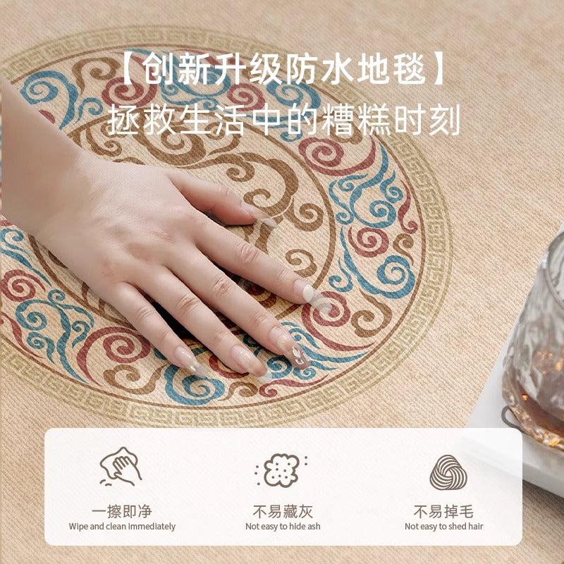 2024 New Bedside Room Cleaning, Cleaning, Cleaning, and Maintenance Free Home Tea Table Floor Mat