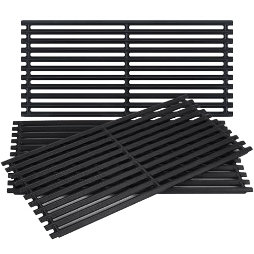 GasSaf 17" Cast Iron Grates for Charbroil Infrared 3 Burner Grills G466-0025-W1A 463242515 463242516 463243016 463346017 463246018 463342620, Replacem