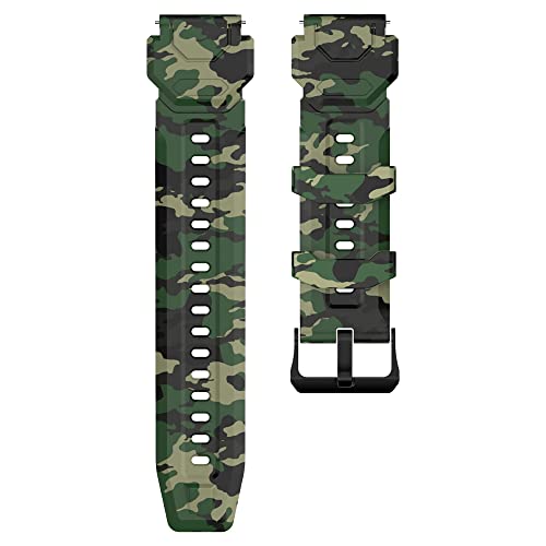 NC 22mm Camo Green Strap For KOSPET TANK M1 Smartwatch