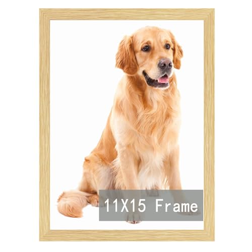 RUN HELIX 11x15 inch Picture Frame, Horizontal and Vertical Formats for Wall Hanging, 11 x 15 Wall Gallery Poster Photo Frame with Durable Shatter Res