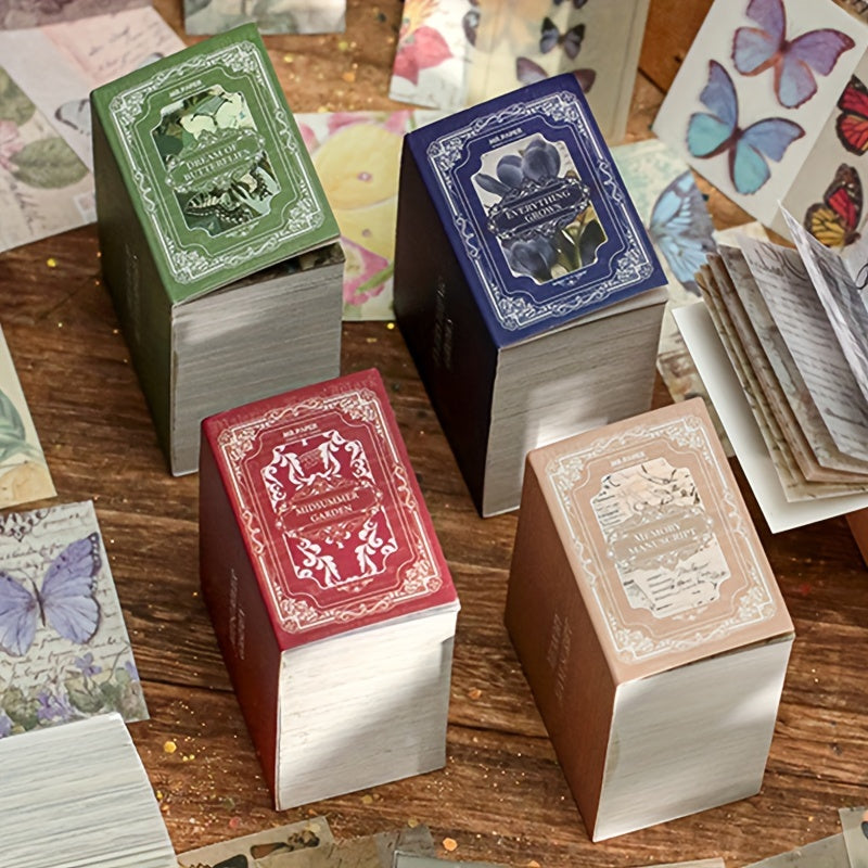 TEMU 360 Sheets Vintage Vintage Paper, Nature Flower Aesthetic Paper Supplies, Decorative Paper Material For Scrapbooking Junk Journal Photo Album