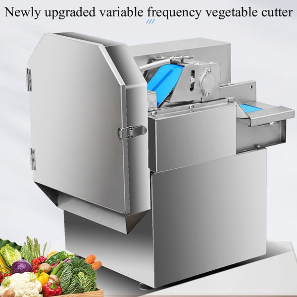 Vegetable Cutting Machine Electric Potato Cutter Onion Slicer Machine Commercial Automatic Vegetable Cutter