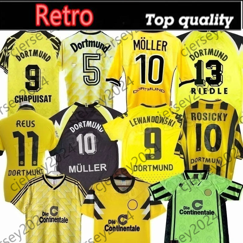98 99 retro 01 02 soccer jerseys 00 02 classic football shirts Lewandowski ROSICKY BOBIC KOLLER 95 96 97 94 95 12 13 REUS MOLLER M.Gotze HEINRICH ME