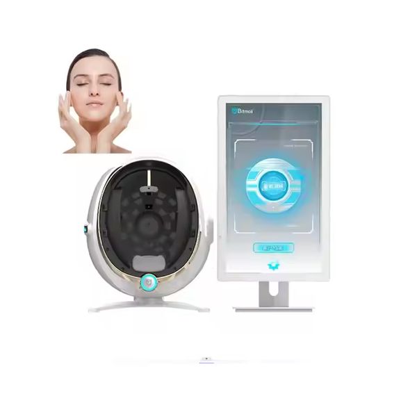 Professional 3d Facial Skin Analysis Machine Detect Acne Pore Face Scanner Home Use Facial Skin Analyzer