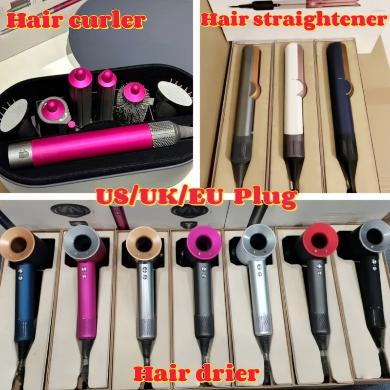 5 In1 hair Dryer Constant Temperature Speed High Power Negative Ion Hollow Leafless Brushless Motor Hair Salon Hair Care For Women Professiona lion