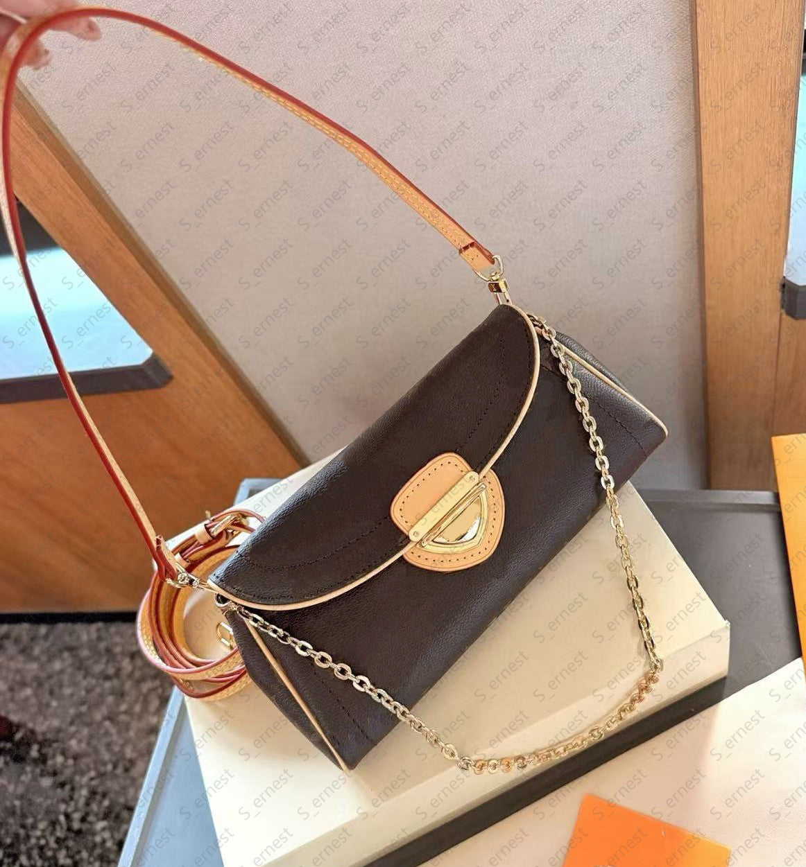 Designer leather Handbag Crossbody Messenger Tote Envelope package leather Women Messenger Bags Shoulder Chain Bag Wallets