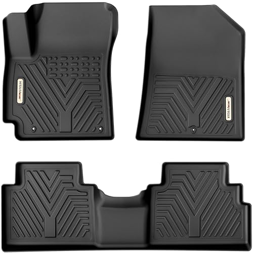 YITAMOTOR Floor Mats Compatible with 2020-2025 Kia Soul, Custom Fit Kia Soul Floor Liners Set 1st & 2nd Row All-Weather Protection, Black 20-25 Kia So