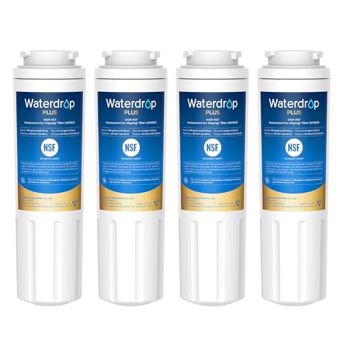 Waterdrop Plus UKF8001 NSF 401,53 Certified Refrigerator Water Filter, 𝐑𝐞𝐝𝐮𝐜𝐞 𝐏𝐅𝐀𝐒, Replacement for Whirlpool® Everydro