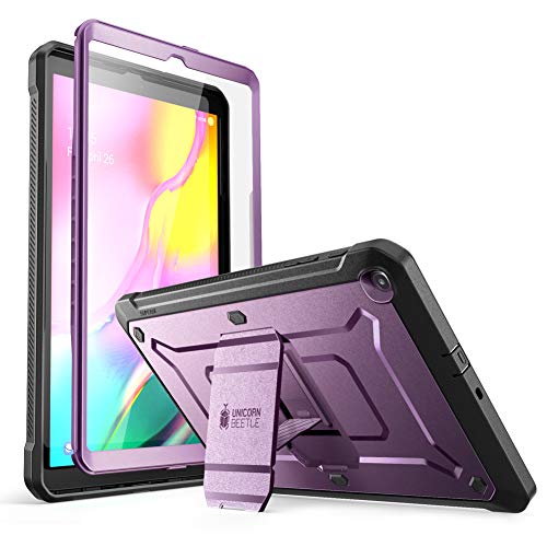 SUPCASE for Galaxy Tab A 10.1 Case with Screen Protector (Unicorn Beetle Pro), [Built-in Stand] Full-Body Heavy Duty Protective Tablet Cover for Samsu