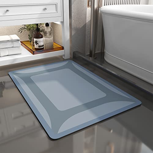 SIXHOME Bath Mat - Quick Dry Absorbent Rubber Backed Bathroom Mat - Thin Bathroom Rugs - Fit Under Door - Bath Mats for Bathroom Floor Mat in Front of