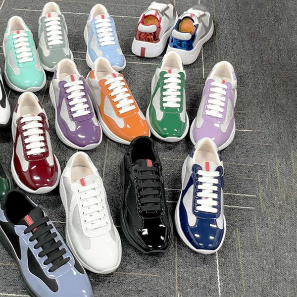 Designer clássico American Casual Shoes Casual Top tênis Trenadores de luxo Americas Sneaker Rubber Sole Fabric Outdoor Sapatos confortáveis