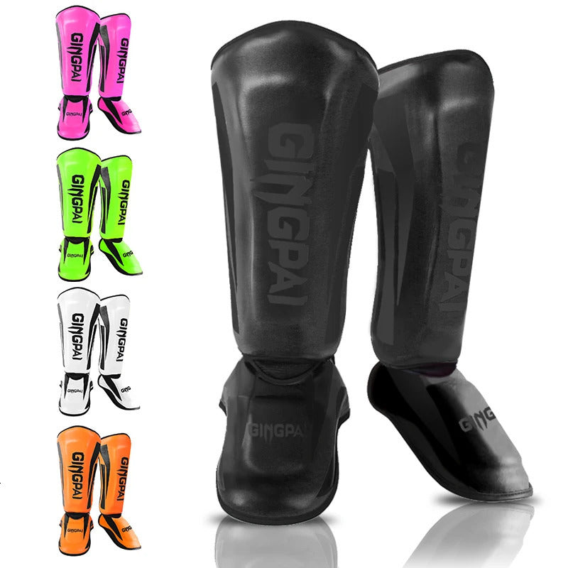 Kickboxing Boxing Shin Guard Pads Muay Thai Martial Arts Sanda Wushu Leg Protector Taekwondo Ankle Guards 250715
