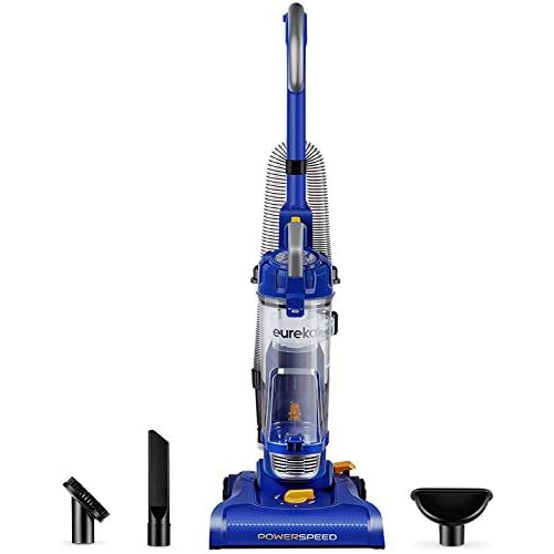 Eureka Powerful Bagless Upright Vacuum Cleaners for Home Pets, Lightweight Household Vacuum Cleaner for Carpet and Hard Floor, PowerSpeed NEU182C with