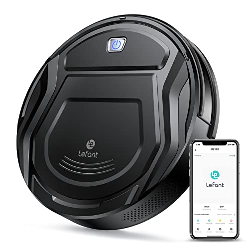 Lefant Vacuum and Mop Combo, WiFi-App-Alexa Control, 2000Pa Strong Suction 2 in 1 Mopping Robotic Vacuum Cleaner, Self-Charging, No Tangling, Slim, Id