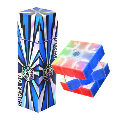 GAN 12 ui Maglev, Smart Speed Cube 3x3 with GAN PowerPod, Intelligent Magnetic Speedcube via Bluetooth Connected for Online Games-AI Training Puzzle T