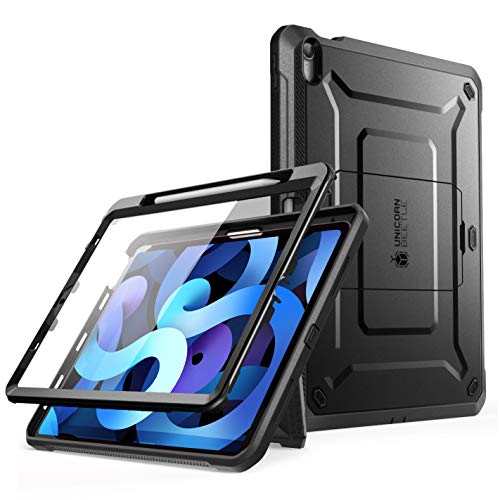 SUPCASE for iPad Air 5th Generation Case - iPad Air 4th Generation Case with Pencil Holder (Unicorn Beetle Pro), [Built-in Screen Protector & Stand] R