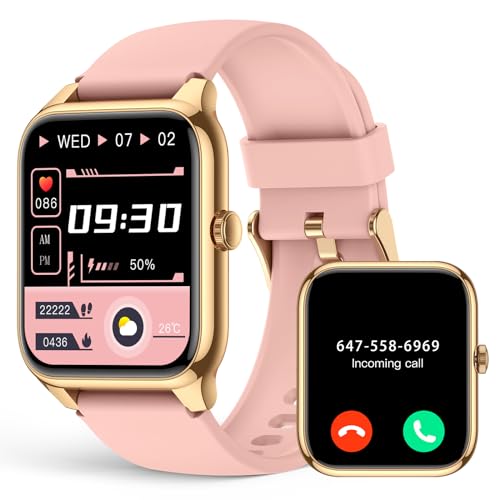 EGQINR Smart Watches for Women, 1.78" AMOLED 368 * 448 HD Screen, 69 Sports Modes Fitness Tracker with Heart Rate, Blood Pressure, Blood Oxygen, Sleep