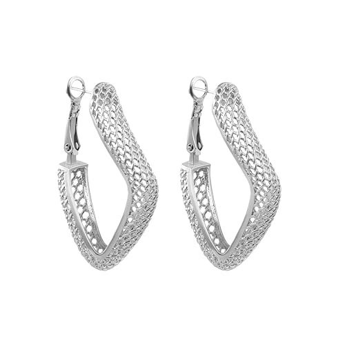 Gold Earrings,Gold Hoop Earrings For women, 14K Gold Plated Dangle Earrings, Gold Earrings For Women Hoops, Silver Hoop Earrings For Women gold8