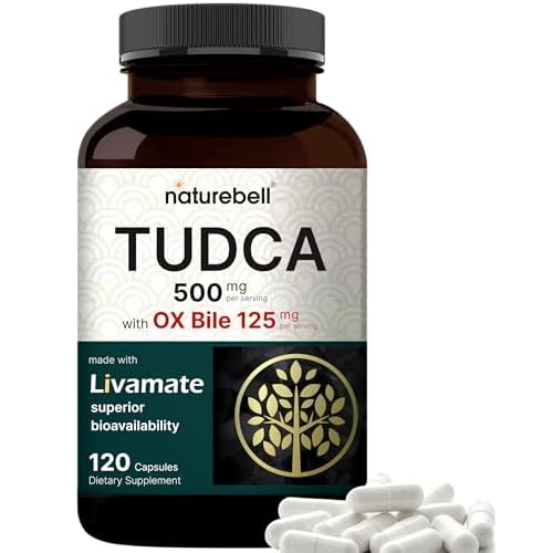 TUDCA 500mg with OX Bile 125mg Per Serving, 120 Capsules – Bile Salts Support, High Absorption Livamate Formula | Liver Cleanse Detox & Repair Suppl