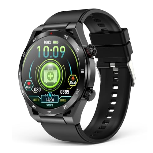 EarlySincere Smart Watch with Bluetooth Call, 1.39" Smartwatches for Men Women, Fitness Watch with Blood Oxygen-HR-Sleep, IP67 Waterproof for Android
