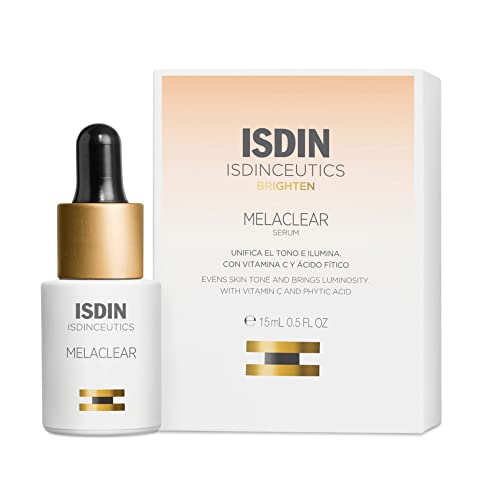 Isdinceutics Melaclear Dark Spot Correcting Serum for Face - Sun Spot Reducer that Contains Vitamin C and Antioxidants, to Even Skin Tone from Sun Exp
