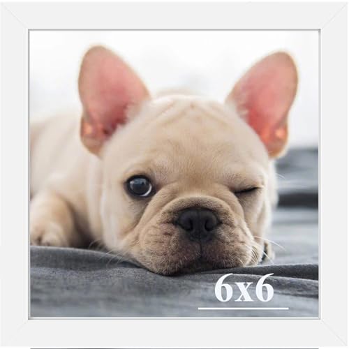 RUN HELIX 6x6 Picture Frames,Simple Designed Photo Frame,Certificate Document Frame for Horizontal and Vertical Formats,6x6 Poster Photo Frame Wall Ga