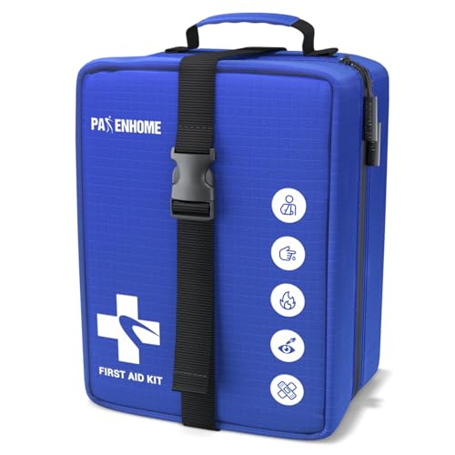 Professional 506 PCS First Aid Kit – 4-in-1 Detachable Emergency Medical Kit for Home, Car, Travel, Camping, Hiking, Workplace, Vehicle and Outdoor,