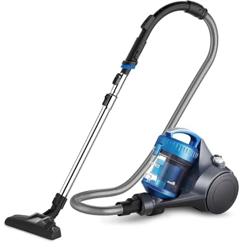 Eureka WhirlWind Bagless Canister 2.5L Vacuum Cleaner, Lightweight Vac for Carpets and Hard Floors, NEN110A, Blue