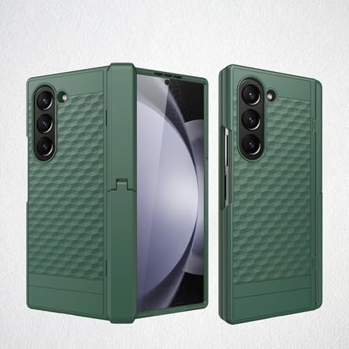 for Samsung Galaxy Z Fold 7 Case with Magnetic Spring Hinge Protection & Built-in Screen Protector, Invisible Stand, Full Body Drop Proof​ and Cube