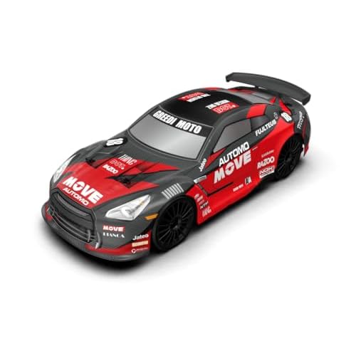 RACENT 1:14 RC Drift Car, 4WD 15MPH Fast Remote Control Cars for Adults with Drifting & Racing Tires, 2 Rechargeable Batteries