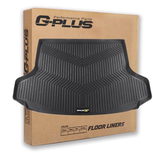 G-PLUS Rear Trunk Mat Compatible with Honda HRV 2023 2024 2025 TPE All Weather Full Cover Protection 1 Piece Black Cargo Mats Floor Mats 23-25|Fit Hon