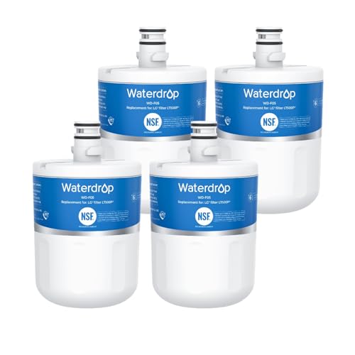 Waterdrop 5231JA2002A Refrigerator Water Filter, Replacement for LG® LT500P®, GEN11042FR-08, ADQ72910911, ADQ72910901, Kenmore® 9890, 46-9890, LFX2