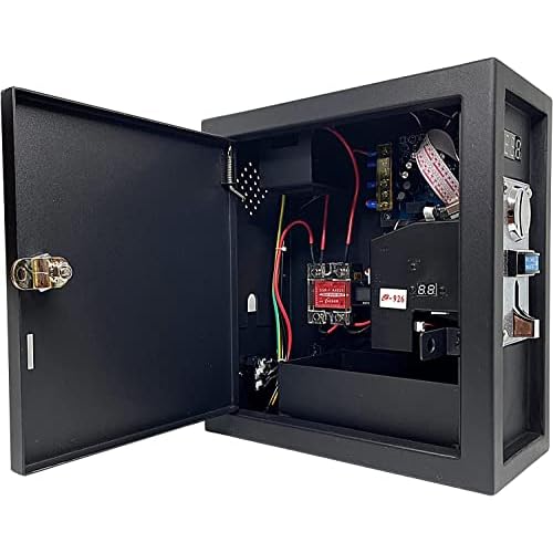 Sintron ST-002 110V Coin Operated Timer Control Power Box for Electronic Device Vending Machine, Gaming Machines, Massage Chairs, Shoe Polishers, Wash