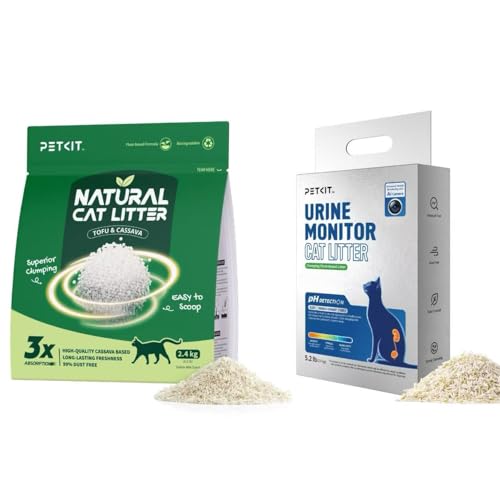 PETKIT 2025 New Urine Monitor Litter 1 Bag & Plant Tofu Mixed Cat Litter 1 Bag