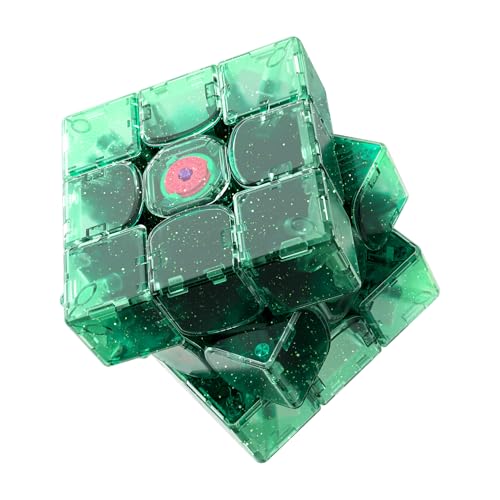 GAN 15 Maglev EmeraldoX Summer Limited Edition, Speed Cube 3x3 Magnetic Speedcube Ultra-Lightweight (Under 60g) Brain Teasers Puzzle Fidget Toy for Ki