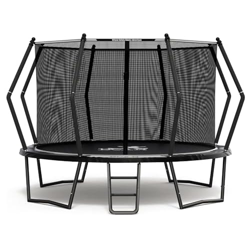 BCAN 8FT 10FT 12FT 14FT 15FT 16FT Recreational Trampoline with Enclosure for Kids Adults, ASTM Approved, Outdoor Trampolines with Ladder for Kids 16FT