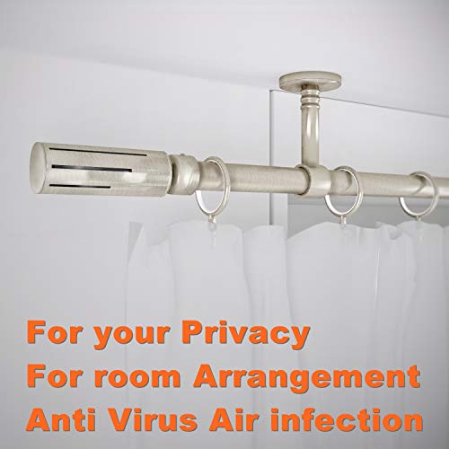 Gcurtain 9028L Series 1.1 inch Room Divider Mounted Ceiling for Room Decoration (70-120cm) Shooting Star 70-120cm, 1.1" Diameter