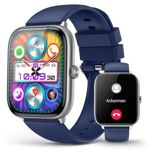 2.06" AMOLED Smart Watches with Blood Pressure Monitor, 118 Sports Modes, Fitness Activity Tracker for Men Women, Heart Rate Sleep SpO2 Monitor, IP68