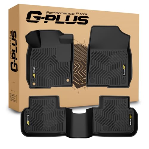 G-PLUS Floor Mats,Compatible with Honda Civic 2022 2023 2024 2025 (for Automatic,Not Fit Manual),Fit Acura Integra 2023-2025,Fits Rear Seats W-o USB P