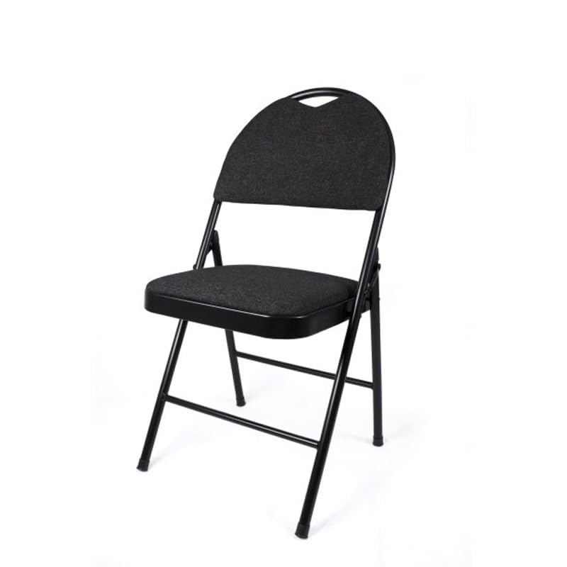 Garvee Chairs2 Folding Chairs, Set of 6, Black (A)
