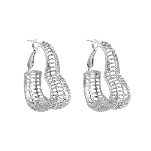 Gold Earrings,Gold Hoop Earrings For women, 14K Gold Plated Dangle Earrings, Gold Earrings For Women Hoops, Silver Hoop Earrings For Women gold10