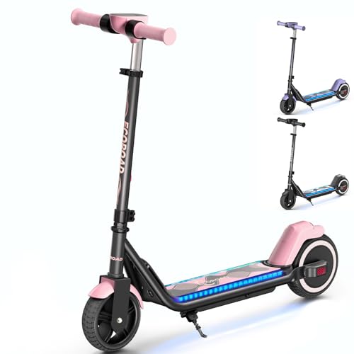 EK6 Kids Electric Scooter for 6-12, 3-6-10mph Speeds for Ultimate Comfort, Adjustable Height Electric Scooter, 150W & Dual Brake Safety, for Growing A