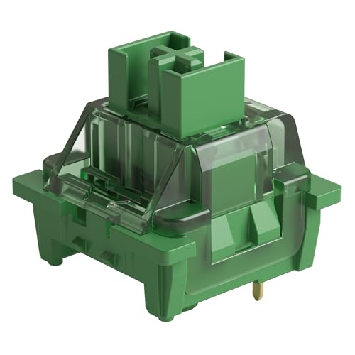 Akko V3 Pro Matcha Green Schalter für mechanische Gaming-Tastatur, Betätigungskraft lineare Schalter, staubdichter Schaft, 3 Pin 50gf, MX Key Switch