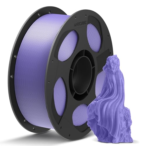 ANYCUBIC PLA+ 3D Printer Filament 1.75mm, High Toughness 3D Printing Filament, Dimensional Accuracy +-- 0.02mm, Print with FDM 3D Printers, 1KG Reusab