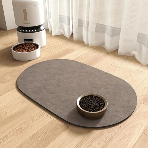 Absorbent Dog Food Mat-Dog Mat for Food and Water Bowl, Quick Dry Pet Food Mat, No Stains Dog Feeding mat, Dog Accessories Pet Supplies Mat-Dog Water