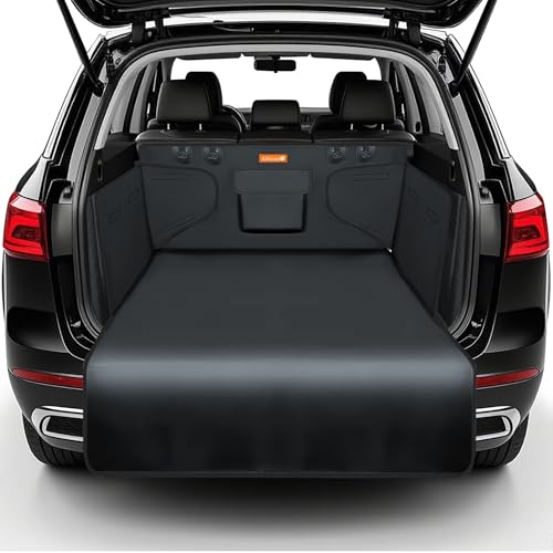 Alfheim Car Boot Liner Protector - Nonslip Waterproof Pet Dog Back Seat Cover - Durable Washable Cargo Cover Mat Travel, Universal for Medium Small Ca